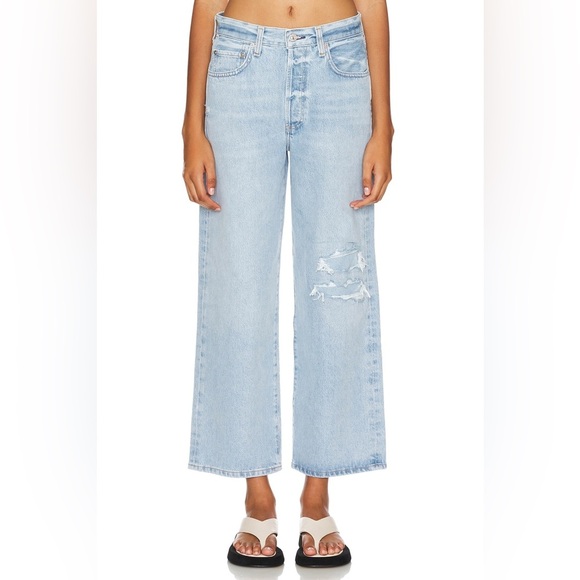 NWT CITIZENS OF HUMANITY - Pina Low Rise Baggy Crop in Cascade - Picture 1 of 4
